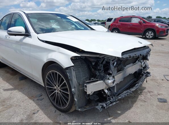 W1KWF8DB1MR640230 2021 MERCEDES-BENZ C-CLASS White წინა ხედი