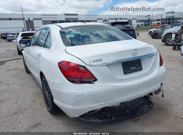 W1KWF8DB1MR640230 2021 MERCEDES-BENZ C-CLASS White უკანა მარცხენა