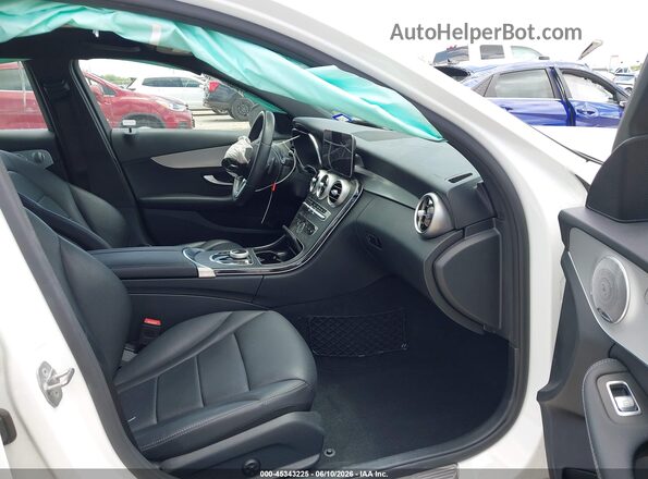 W1KWF8DB1MR640230 2021 MERCEDES-BENZ C-CLASS White წინა სალონის ხედი