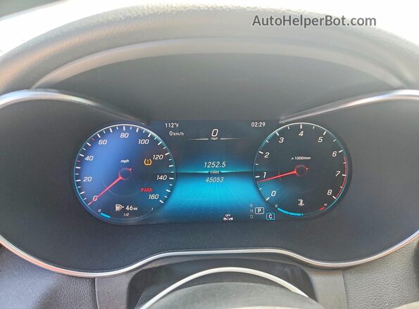 W1KWF8DB5LR591497 2020 MERCEDES-BENZ C Черный Вид щитка приборов