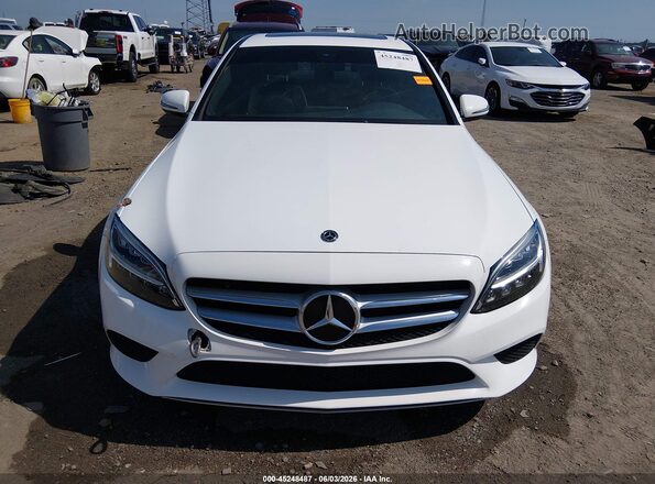 W1KWF8DB5MR647598 2021 MERCEDES-BENZ C-CLASS White Rear interior view