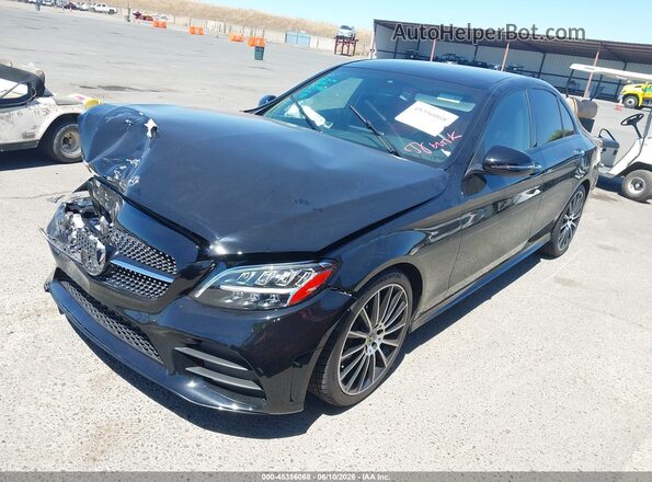 W1KWF8DB6MR608115 2021 MERCEDES-BENZ C-CLASS Black Vista tres cuartos delantera izquierda
