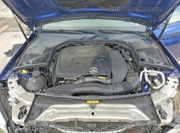 W1KWF8DB8LR567176 2020 MERCEDES-BENZ C Blue Rear interior view
