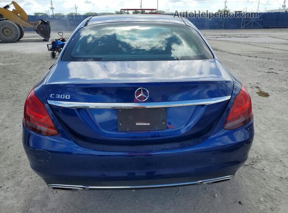 W1KWF8DB8LR567176 2020 MERCEDES-BENZ C Blue Rear view
