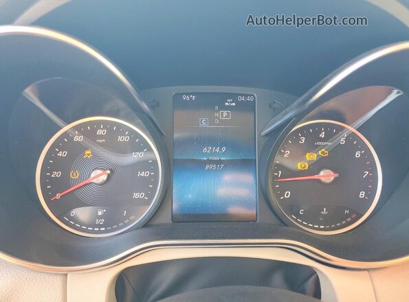 W1KWF8DB8LR601004 2020 MERCEDES-BENZ C Tan Вид щитка приладів
