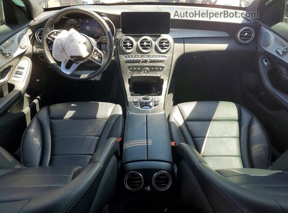 W1KWF8DB9MR646759 2021 MERCEDES-BENZ C Black წინა პანელის ხედი