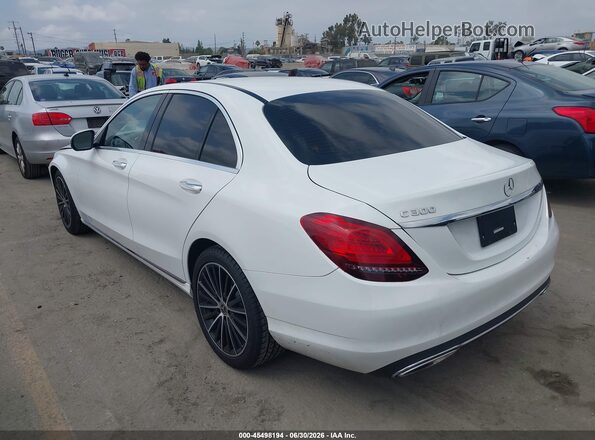 W1KWF8DBXLR577806 2020 MERCEDES-BENZ C-CLASS White Trasero izquierdo
