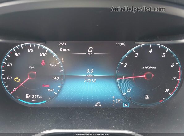 W1KWF8DBXLR577806 2020 MERCEDES-BENZ C-CLASS White Vista de los asientos traseros