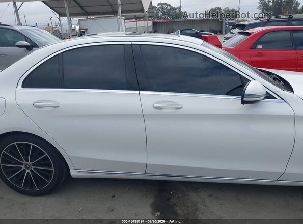 W1KWF8DBXLR577806 2020 MERCEDES-BENZ C-CLASS White Vista interior trasera