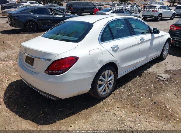 W1KWF8DBXMR609977 2021 MERCEDES-BENZ C-CLASS Белый 