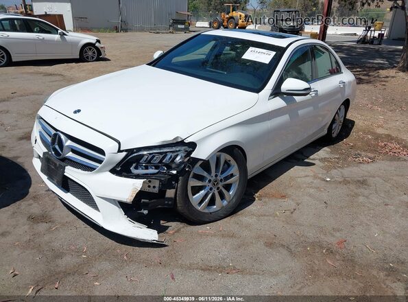 W1KWF8DBXMR609977 2021 MERCEDES-BENZ C-CLASS Белый 
