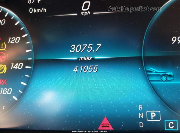 W1KWF8DBXMR609977 2021 MERCEDES-BENZ C-CLASS Белый 