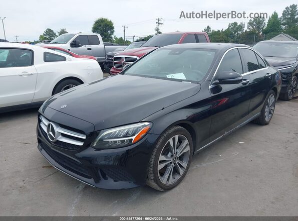 W1KWF8DBXMR611633 2021 MERCEDES-BENZ C-CLASS Черный Передняя левая четверть