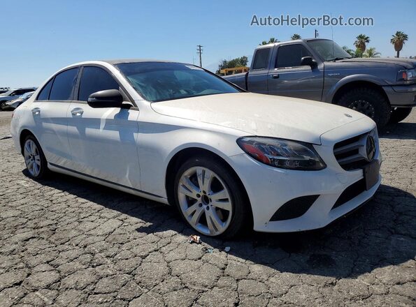W1KWF8DBXMR631655 2021 MERCEDES-BENZ C Белый Передняя правая четверть