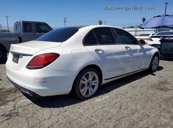 W1KWF8DBXMR631655 2021 MERCEDES-BENZ C Белый Задняя правая четверть