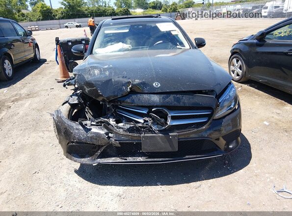 W1KWF8EB0MR638242 2021 MERCEDES-BENZ C-CLASS Black Դիմացի տեսք