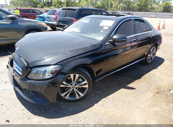 W1KWF8EB0MR638242 2021 MERCEDES-BENZ C-CLASS Черный Передняя левая четверть