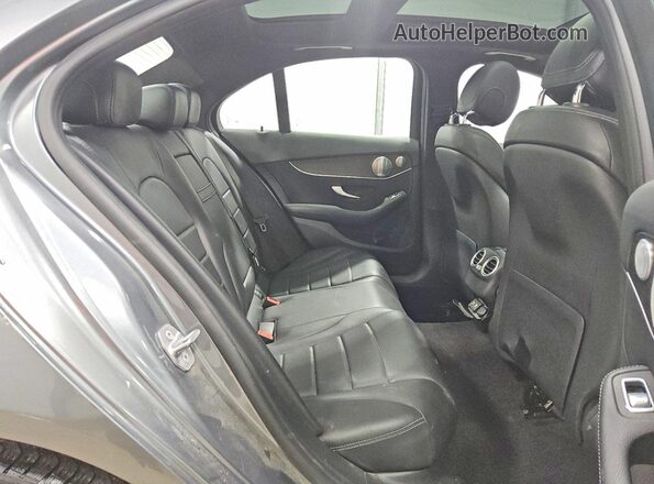 W1KWF8EB0MR641450 2021 MERCEDES-BENZ C Gray უკანა სავარძლების ხედი