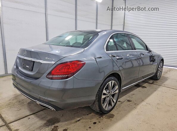 W1KWF8EB0MR641450 2021 MERCEDES-BENZ C Gray უკანა მარჯვენა