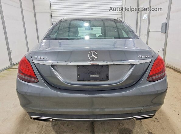 W1KWF8EB0MR641450 2021 MERCEDES-BENZ C Gray უკანა ხედი