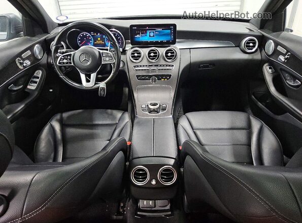 W1KWF8EB0MR641450 2021 MERCEDES-BENZ C Gray წინა პანელის ხედი
