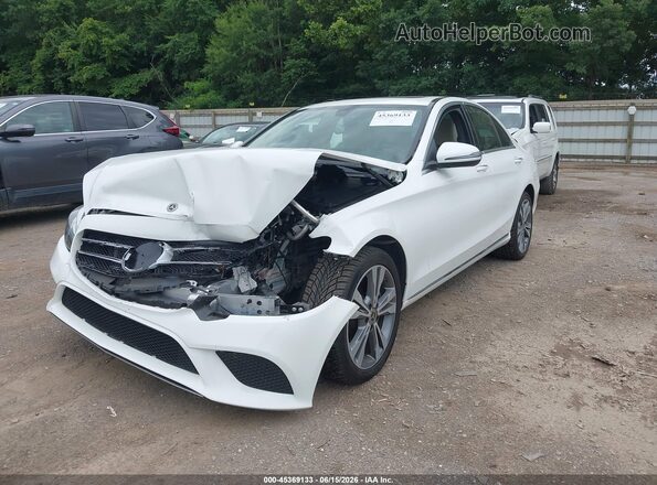 W1KWF8EB1MR633941 2021 MERCEDES-BENZ C-CLASS Белый Передняя левая четверть