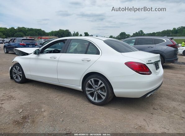 W1KWF8EB1MR633941 2021 MERCEDES-BENZ C-CLASS Белый Задняя левая четверть