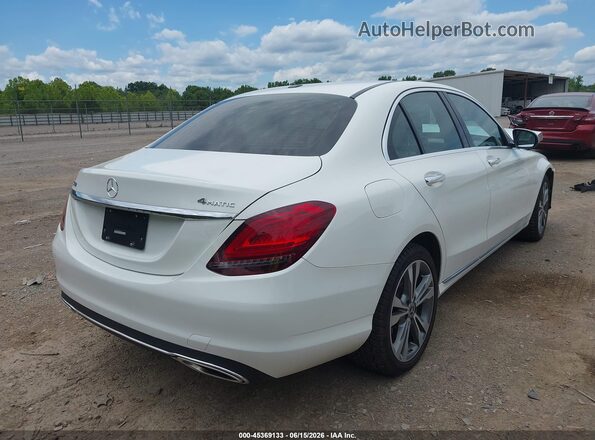 W1KWF8EB1MR633941 2021 MERCEDES-BENZ C-CLASS Белый Задняя правая четверть