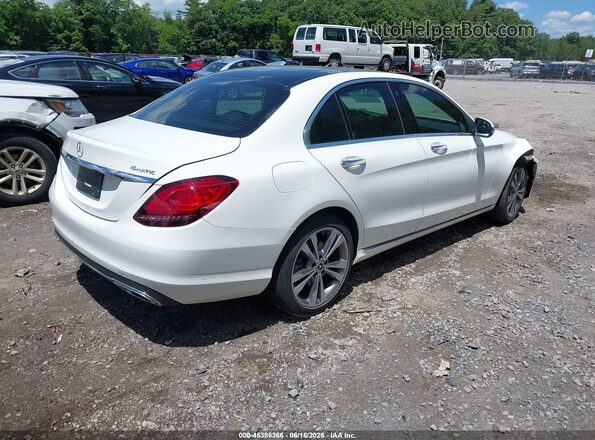 W1KWF8EB1MR649640 2021 MERCEDES-BENZ C-CLASS White Trasero derecho