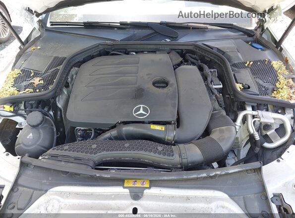 W1KWF8EB1MR649640 2021 MERCEDES-BENZ C-CLASS White Vista trasera
