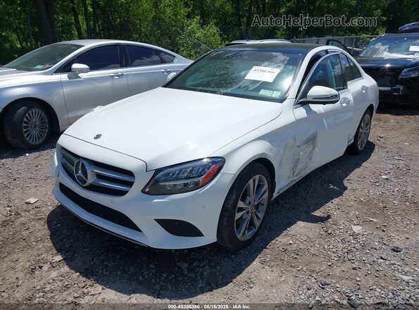 W1KWF8EB1MR649640 2021 MERCEDES-BENZ C-CLASS White Vista frontal