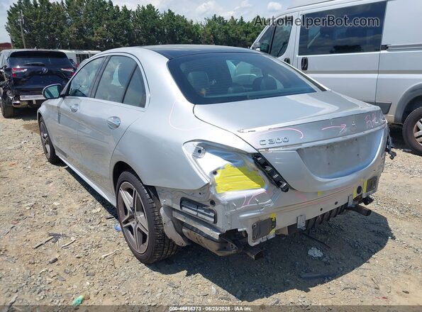 W1KWF8EB1MR651825 2021 MERCEDES-BENZ C-CLASS Silver Հետևի ձախ