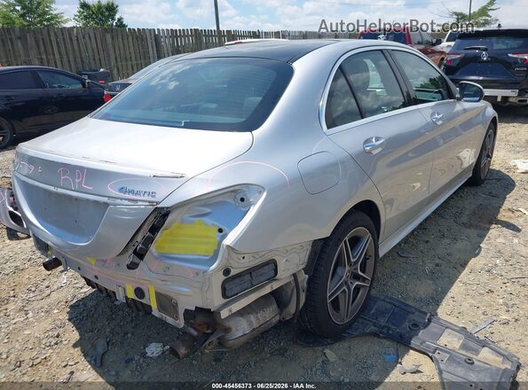 W1KWF8EB1MR651825 2021 MERCEDES-BENZ C-CLASS Silver Հետևի աջ