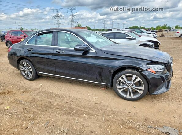 W1KWF8EB2MR642762 2021 MERCEDES-BENZ C Черный Передняя правая четверть