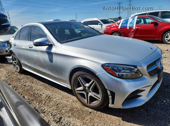 W1KWF8EB3MR628918 2021 MERCEDES-BENZ C Silver წინა მარჯვენა