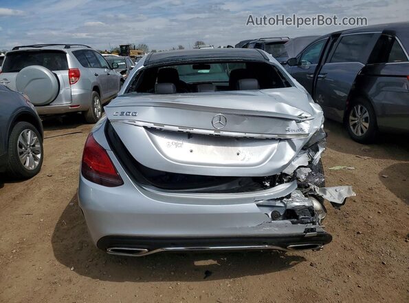 W1KWF8EB3MR628918 2021 MERCEDES-BENZ C Silver უკანა ხედი