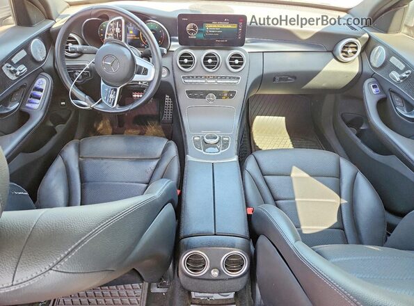 W1KWF8EB3MR628918 2021 MERCEDES-BENZ C Silver წინა პანელის ხედი