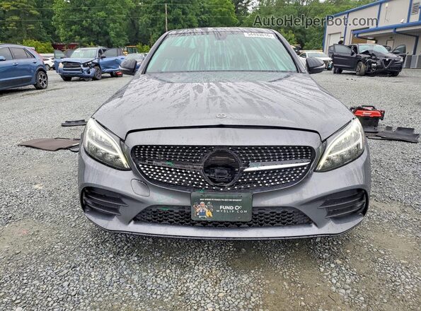 W1KWF8EB4MR610640 2021 MERCEDES-BENZ C Gray Front view