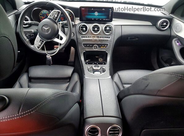 W1KWF8EB4MR610640 2021 MERCEDES-BENZ C Gray Dashboard view