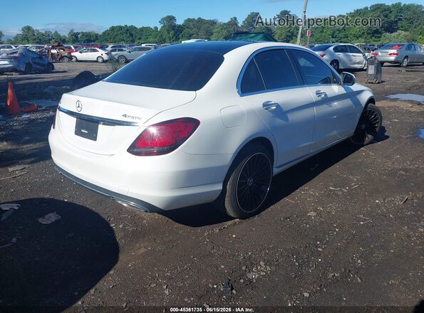 W1KWF8EB6LR593788 2020 MERCEDES-BENZ C-CLASS White Задня права чверть