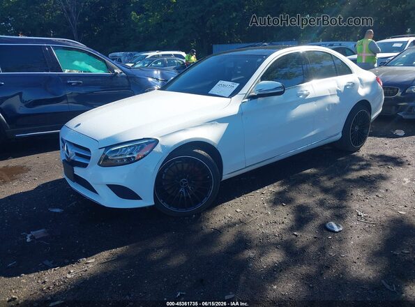 W1KWF8EB6LR593788 2020 MERCEDES-BENZ C-CLASS White Передня ліва чверть
