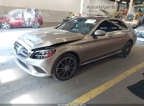 W1KWF8EB6MR642666 2021 MERCEDES-BENZ C-CLASS Желто-коричневый Передняя левая четверть