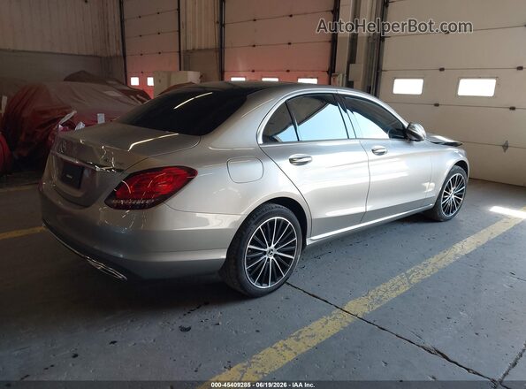 W1KWF8EB6MR642666 2021 MERCEDES-BENZ C-CLASS Желто-коричневый Задняя правая четверть