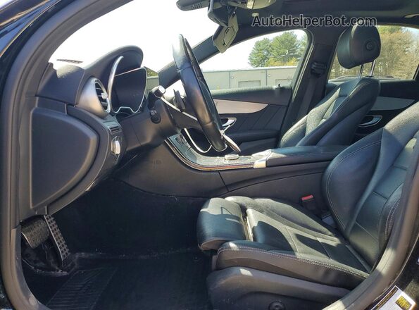 W1KWF8EBXLR594426 2020 MERCEDES-BENZ C Black Widok wnętrza z przodu