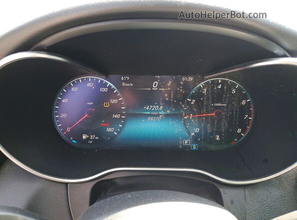 W1KWF8EBXLR594426 2020 MERCEDES-BENZ C Black Widok zestawu wskaźników
