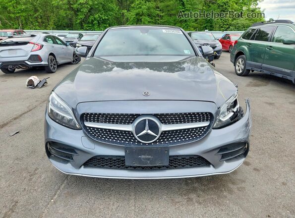 W1KWF8EBXMR629029 2021 MERCEDES-BENZ C Silver Front view
