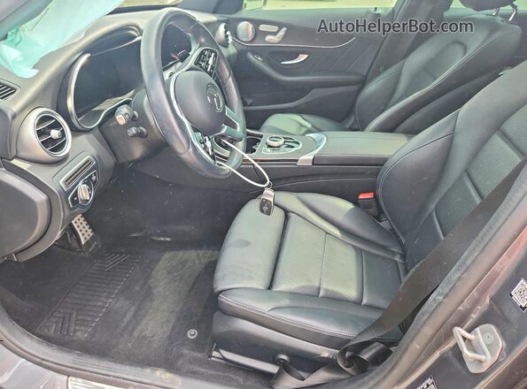 W1KWF8EBXMR651581 2021 MERCEDES-BENZ C Gray Widok wnętrza z przodu