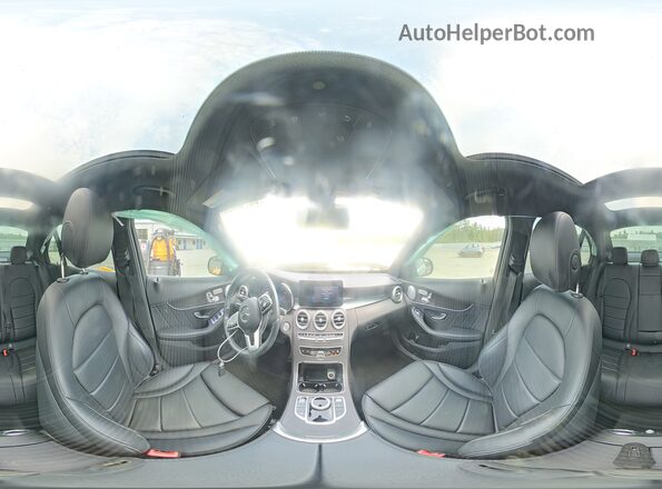 W1KWF8EBXMR651581 2021 MERCEDES-BENZ C Gray Widok naklejki z numerem VIN