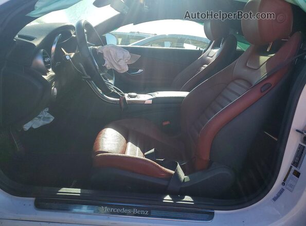 W1KWJ8DB1LF988818 2020 MERCEDES-BENZ C White Widok wnętrza z przodu