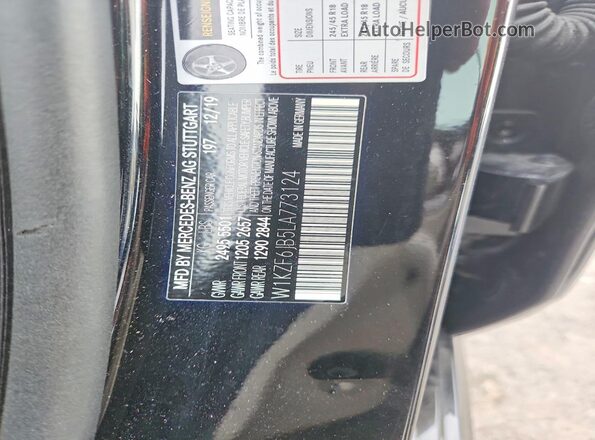 W1KZF6JB5LA773124 2020 MERCEDES-BENZ E Black 